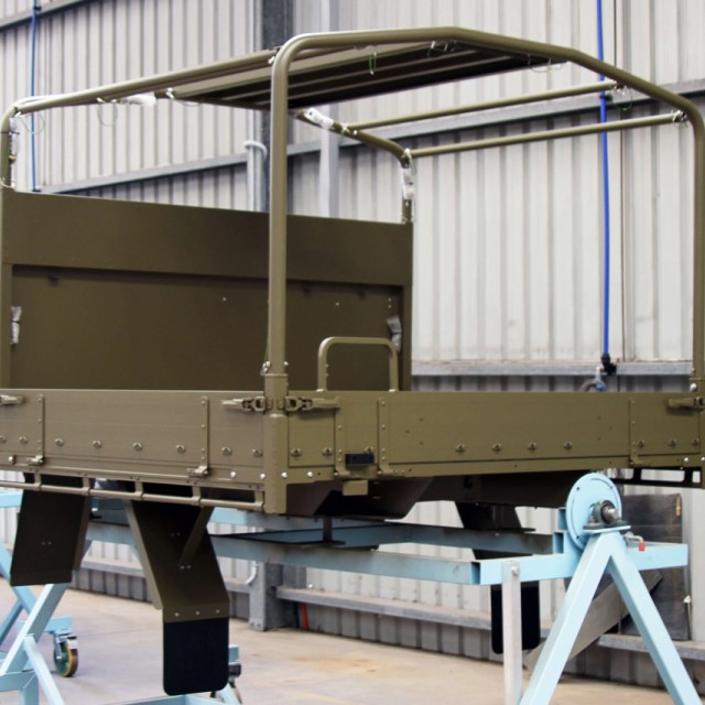 In progress build of Land 121 