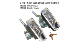 Drop "T" Lock Econ Series Stainless Steel