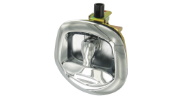 Whale Tail Drop T Lock - Chrome