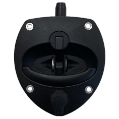 Black Polymide Padlockable Economy Series Drop T Lock