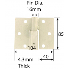 Ball Bearing Hinge LH
