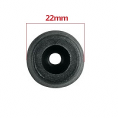 Rubber Buffer Black 10 x 22mm