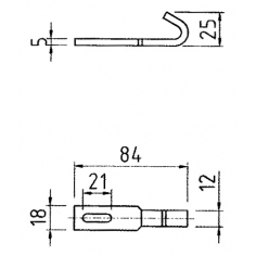 147054 Hook to suit 1138.88