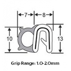 Pinchweld & Rubber  50 mtr Roll   ECON SERIES
