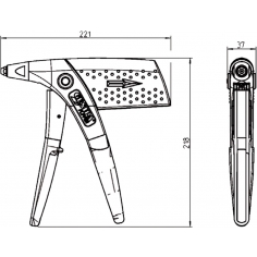 Gesipa FLIPPER Low Effort Hand Rivet Tool