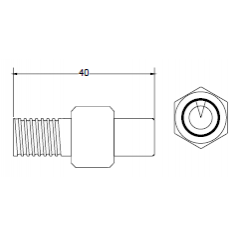 Occo Track "V" Wheel Stud