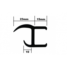 Pan Door Seal Rubber  H Section
