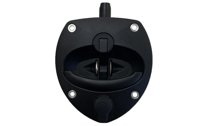 Black Polymide Padlockable Economy Series Drop T Lock