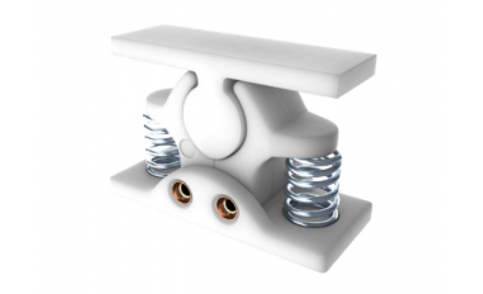 Door Retainer Nylon White