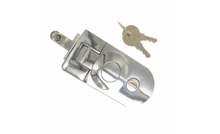 C5L3CP7 Rounded Chrome Lever Latch