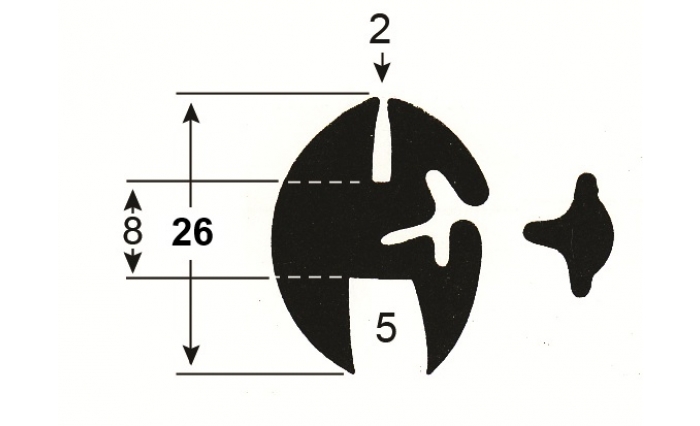 5mm Glass x 8mm Gap x 2mm Metal