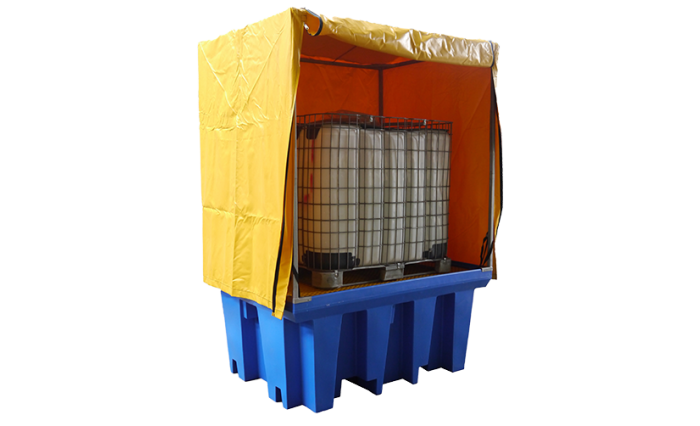 PVC Cover and Galvanised Frame for 1 x 1000L Bund