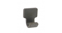 1138.98 Hook Plate Black  Steel