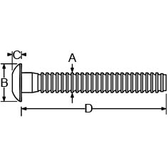 1/4'' Truss Head Magna-Grip