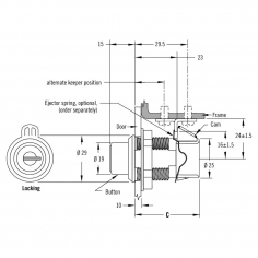 93 Push-To-Close Latch