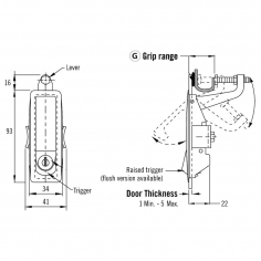 C2 Compression Latch