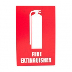 Extinguisher Sign (Small Sticker)