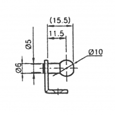 Gas Strut Bracket ANS