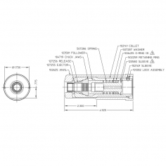 HUCK 1/2" C50 Nose Assembly