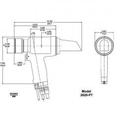 HUCK 1/2" Hydraulic Tool Pin Through
