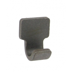 1138.98 Hook Plate Black Steel