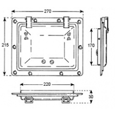 Opening Vents-Medium-Spring Loaded Lid