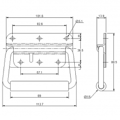 Protex Chest Handle 637
