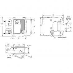 R3 Push-To-Close Latch