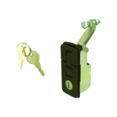 Recessed Lever Lock Black Small