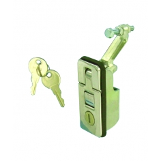 Recessed Lever Lock Chrome Small