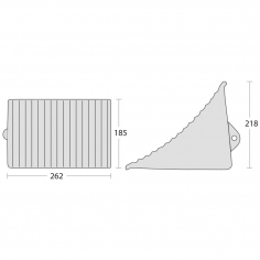 Rubber Wheel Chocks 2556