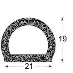 Trim lok Self Adhesive Rubber