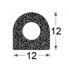 Trimlock Self Adhesive Rubber