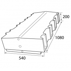 WATER TANK 90 LTR INTERLOCK