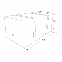Water Tank 420 Ltr Plastic