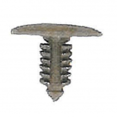 Xmas Tree Clip Brown