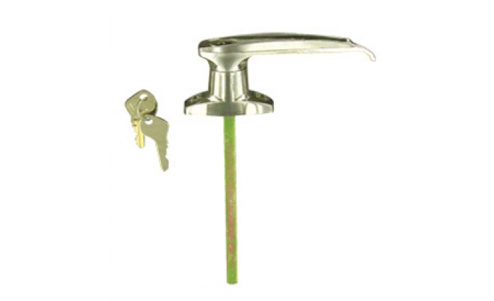 L Chrome Handle Front Fix Locking KD