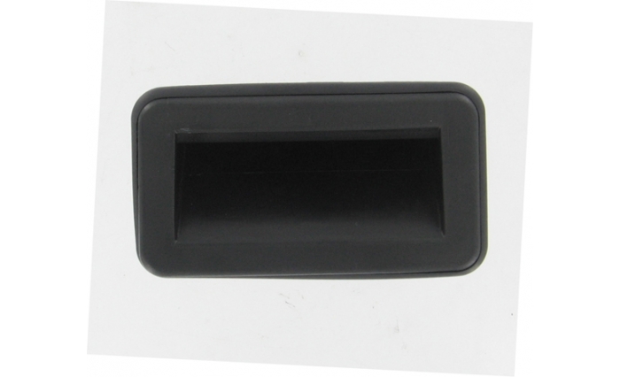 Recessed Black Handle
